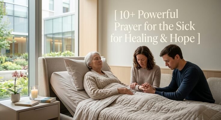 10+ Powerful Prayer for the Sick for Healing & Hope