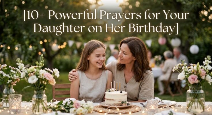 10+ Powerful Prayers for Your Daughter on Her Birthday