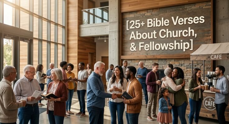 25+ Bible Verses About Church, Faith & Fellowship