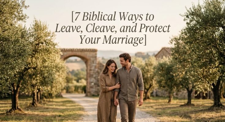 7 Biblical Ways to Leave, Cleave, and Protect Your Marriage