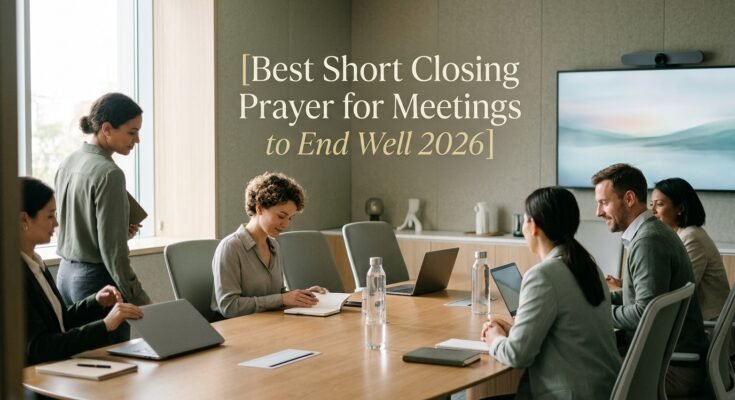 Best Short Closing Prayer for Meetings to End Well 2026