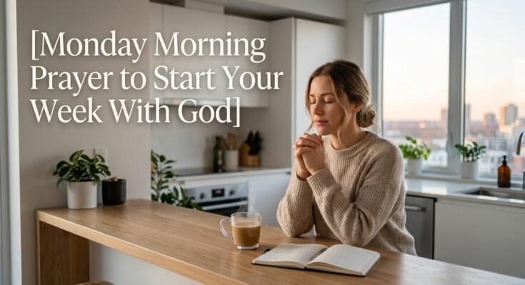 Monday Morning Prayer to Start Your Week With God