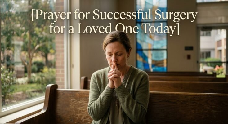 Prayer for Successful Surgery for a Loved One Today