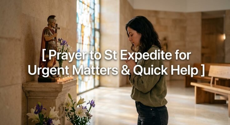 Prayer to St Expedite for Urgent Matters & Quick Help