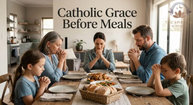 Catholic Grace Before Meals