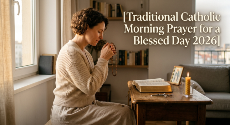 Traditional Catholic Morning Prayer for a Blessed Day 2026