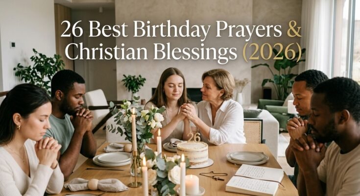 26 Best Birthday Prayers & Christian Blessings (2026)