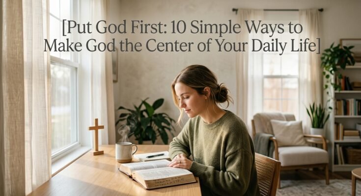 Put God First:10 Simple Ways to Make God the Center of Your Daily Life