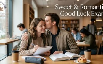 Sweet & Romantic Good Luck Exam