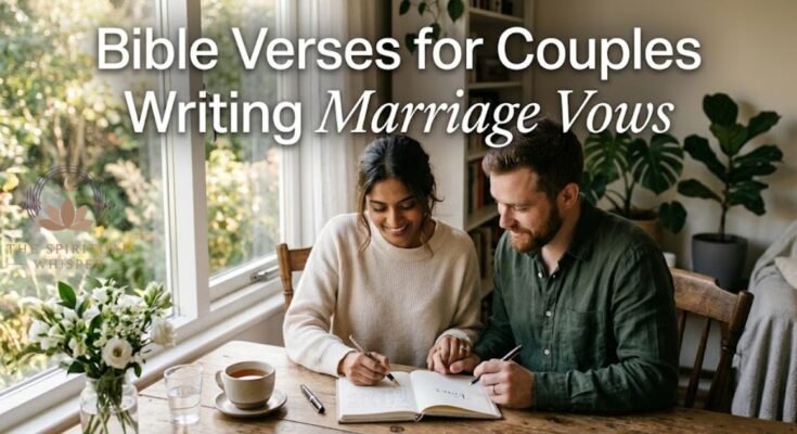 Couples Writing Marriage Vows