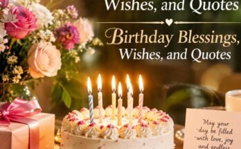 Birthday Blessings, Wishes, and Quotes