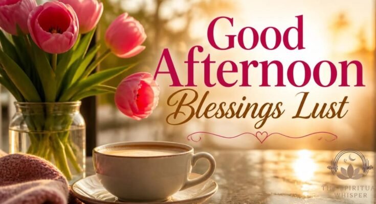 Good Afternoon Blessings