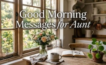 Good Morning Messages for Aunt