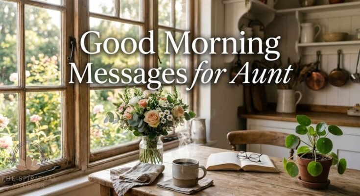 Good Morning Messages for Aunt