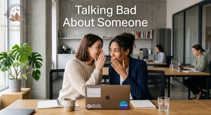 Talking Bad About Someone